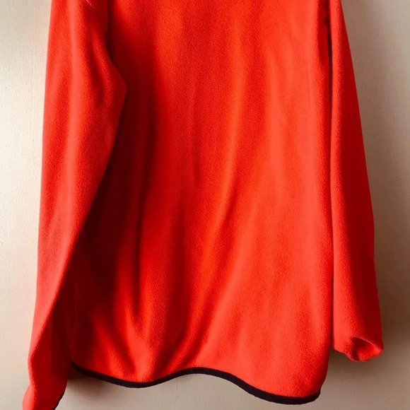 HELLY HANSEN EUC GIRLS ORANGE ZIP FLEECE TOP JACKET CARDIGAN SHIRT SIZE 12 - Picture 6 of 6